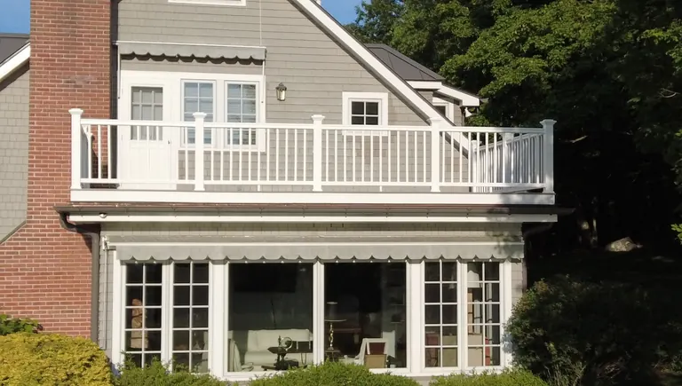 Finished deck/patio/lighting photo, flattened from Photoshop master