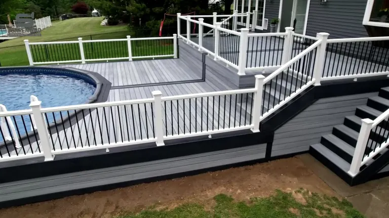 Finished deck/patio/lighting photo, flattened from Photoshop master